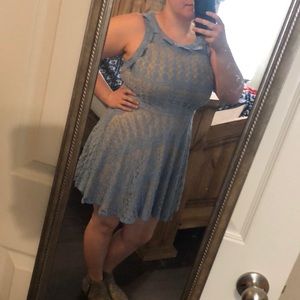 Very pretty lace overlay juniors dress!